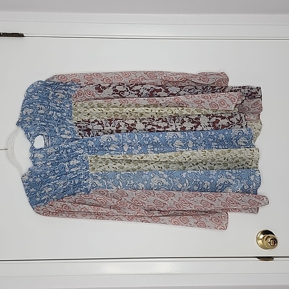 Free people Merrie Mixed-Print Tunic size s new - Picture 7 of 14